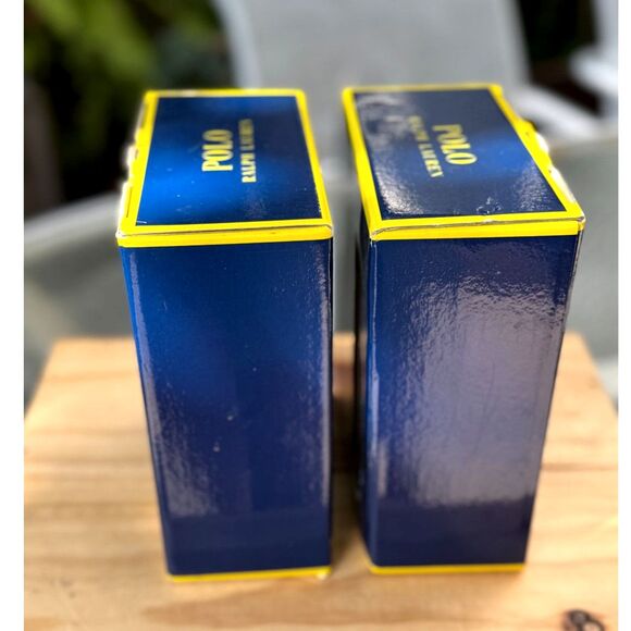 NWT VTG Polo Ralph Lauren Crystal Etch Polo Player Highball Glasses SZ 14OZ RARE - Picture 8 of 13